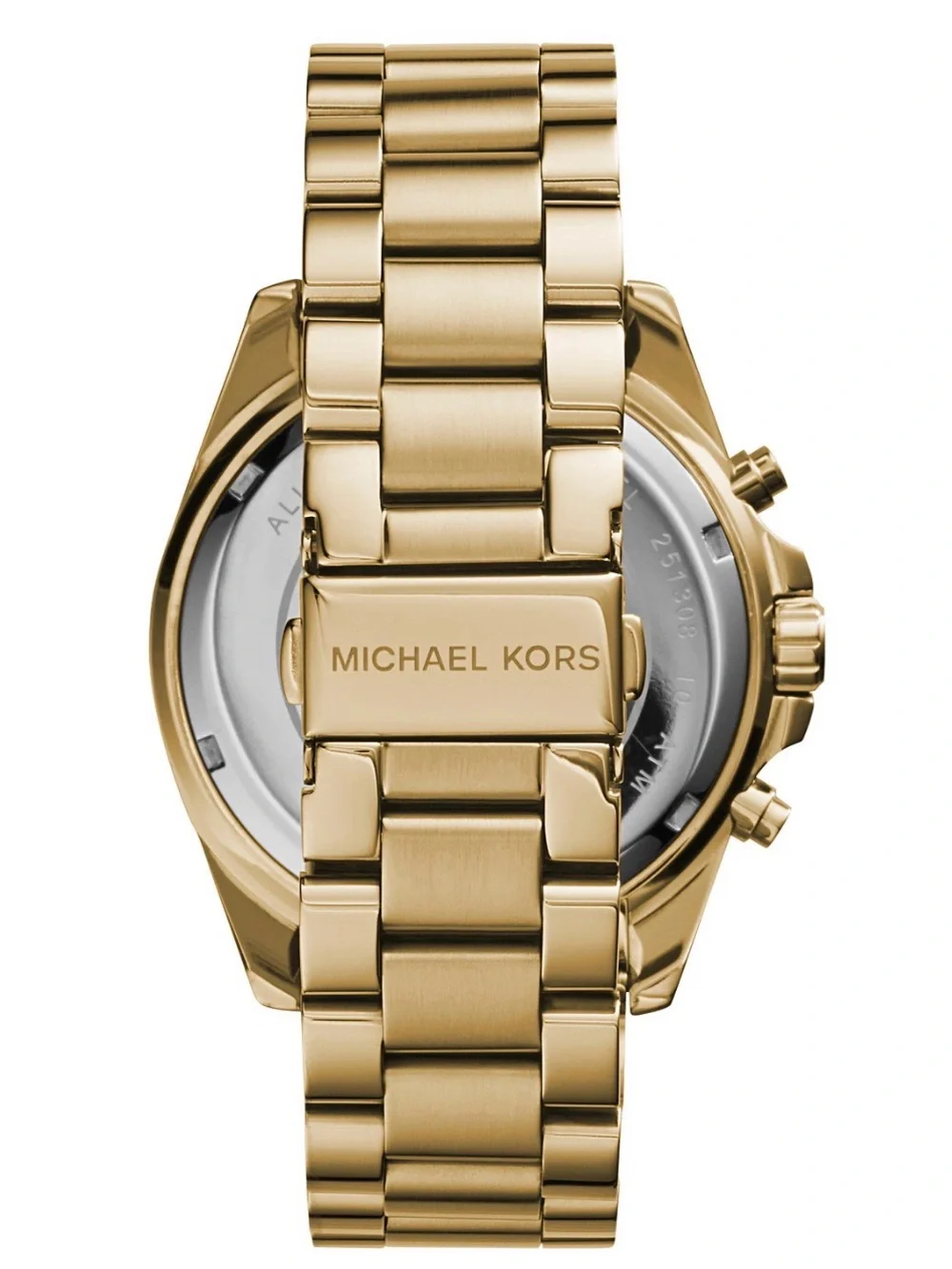 Michael Kors Bradshaw Gold-Tone Unisex Chronograph Watch
